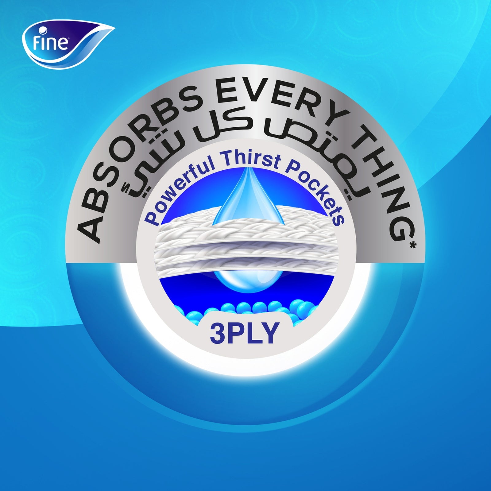 GETIT.QA- Qatar’s Best Online Shopping Website offers FINE SUPER TOWEL PRO NEW & IMPROVED STERILIZED & HALF PERFORATED KITCHEN PAPER TOWEL 3PLY 8 ROLLS at the lowest price in Qatar. Free Shipping & COD Available!