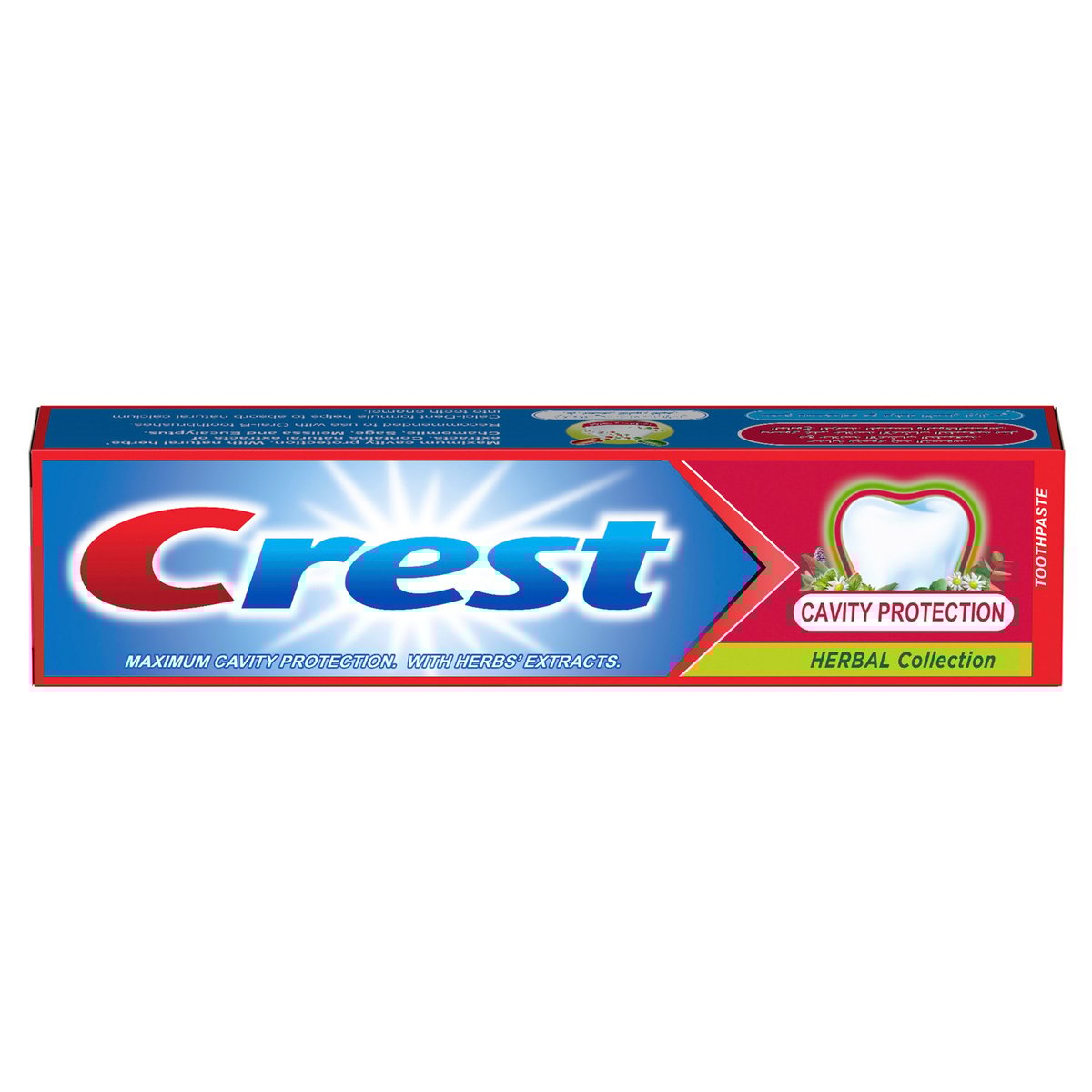 GETIT.QA- Qatar’s Best Online Shopping Website offers CREST CAVITY PROTECTION HERBAL COLLECTION TOOTHPASTE 125 ML at the lowest price in Qatar. Free Shipping & COD Available!