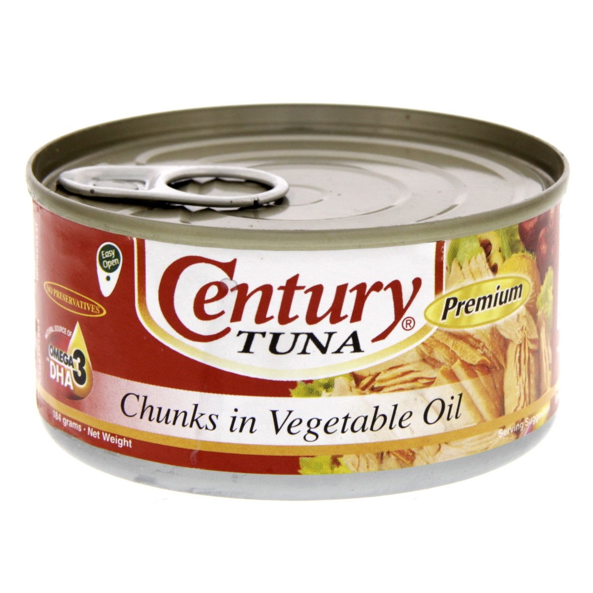 GETIT.QA- Qatar’s Best Online Shopping Website offers CENTURY TUNACHUNKS V/OIL 184GM at the lowest price in Qatar. Free Shipping & COD Available!