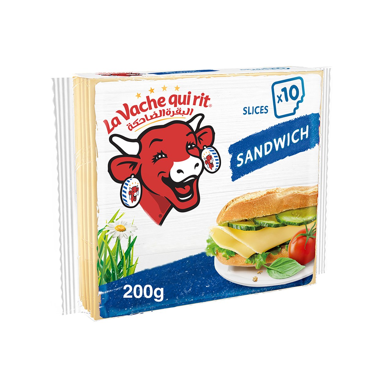 GETIT.QA- Qatar’s Best Online Shopping Website offers LA VACHE QUI RIT SANDWICH CHEESE SLICES 10 SLICES 200 G at the lowest price in Qatar. Free Shipping & COD Available!