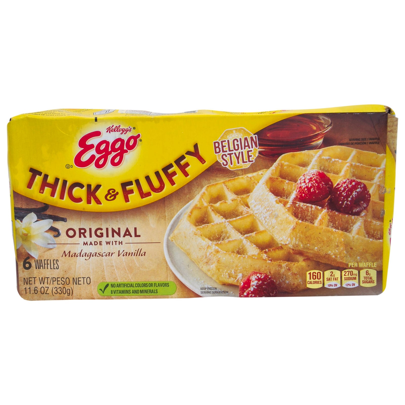 GETIT.QA- Qatar’s Best Online Shopping Website offers KELLOGG'S EGGO THICK AND FLUFFY ORIGINAL WAFFLES 330 G at the lowest price in Qatar. Free Shipping & COD Available!