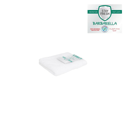 GETIT.QA- Qatar’s Best Online Shopping Website offers BARBARELLA ANTI-MICROBIAL FACE TOWEL, 33 X 33 CM, WHITE at the lowest price in Qatar. Free Shipping & COD Available!