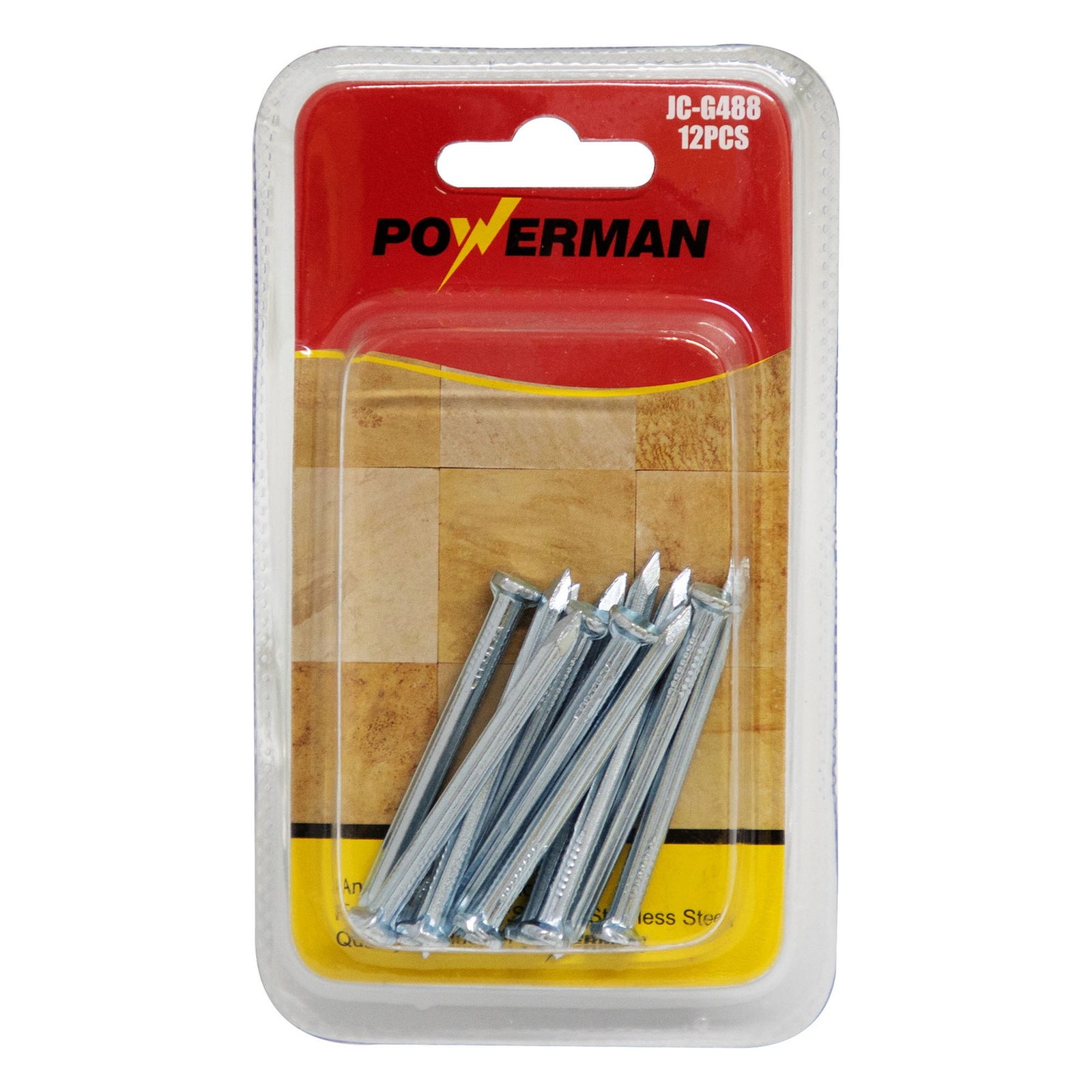 GETIT.QA- Qatar’s Best Online Shopping Website offers POWERMAN CONCRETE NAIL 2 INCH JC-G488 12 PCS at the lowest price in Qatar. Free Shipping & COD Available!