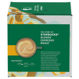 GETIT.QA- Qatar’s Best Online Shopping Website offers STARBUCKS BLONDE ESPRESSO ROAST BY NESCAFE DOLCE GUSTO BLONDE ROAST COFFEE PODS 12 PCS 66 G at the lowest price in Qatar. Free Shipping & COD Available!