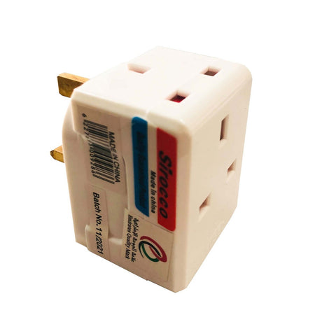 GETIT.QA- Qatar’s Best Online Shopping Website offers SIROCCO 13 AMP ADAPTOR, WHITE, 928 at the lowest price in Qatar. Free Shipping & COD Available!