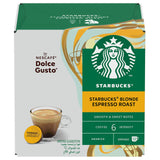 GETIT.QA- Qatar’s Best Online Shopping Website offers STARBUCKS BLONDE ESPRESSO ROAST BY NESCAFE DOLCE GUSTO BLONDE ROAST COFFEE PODS 12 PCS 66 G at the lowest price in Qatar. Free Shipping & COD Available!