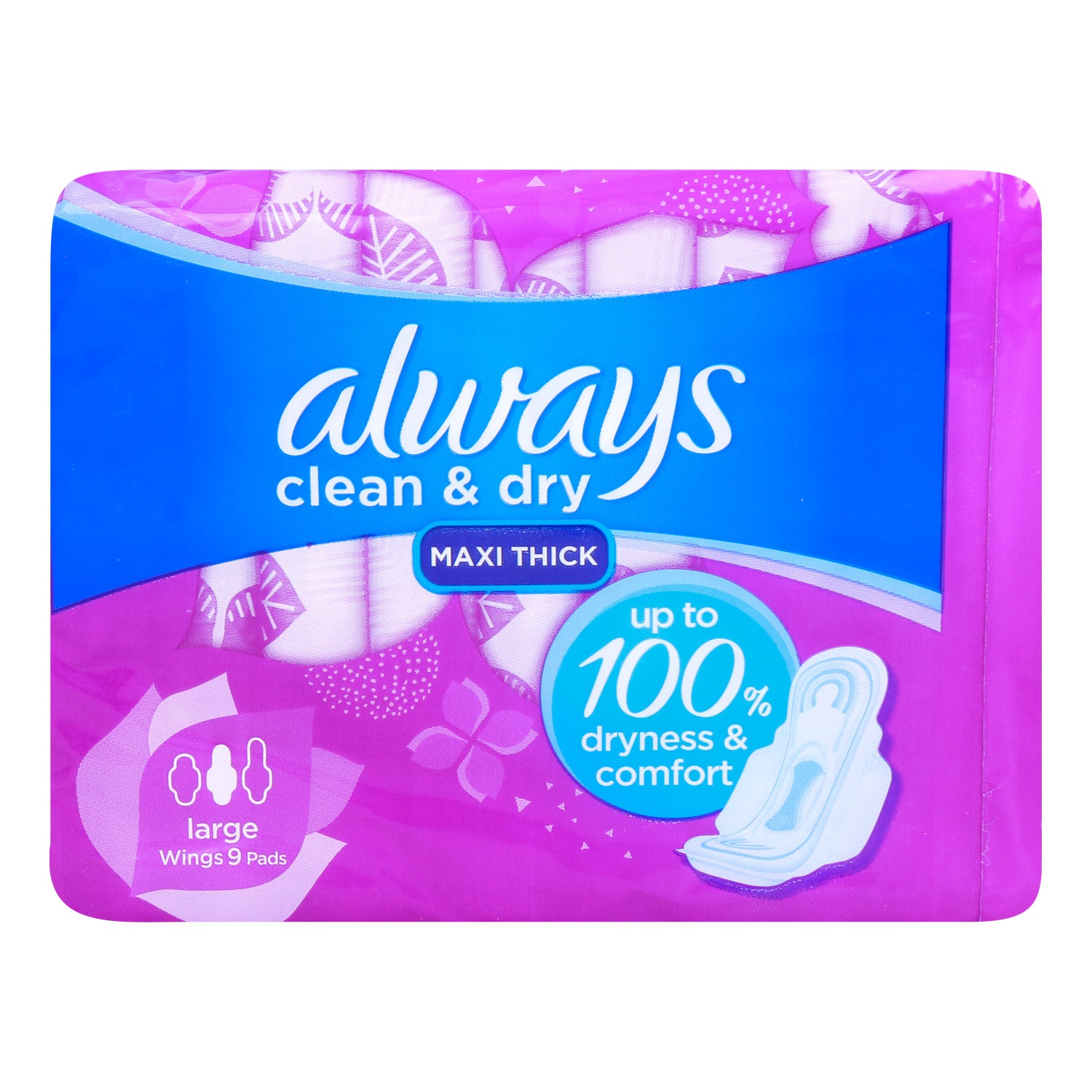 Always Maxi Fresh Long Sanitary Pad 9pcs - GETIT.QA