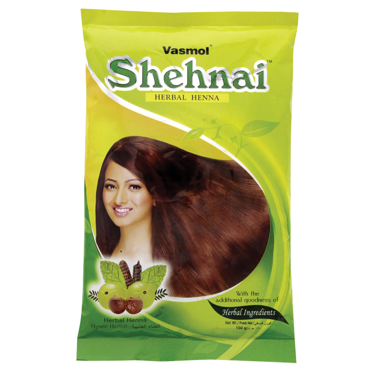 GETIT.QA- Qatar’s Best Online Shopping Website offers VASMOL SHEHNAI PLUS HENNA POWDER DARK BROWN 150 G at the lowest price in Qatar. Free Shipping & COD Available!