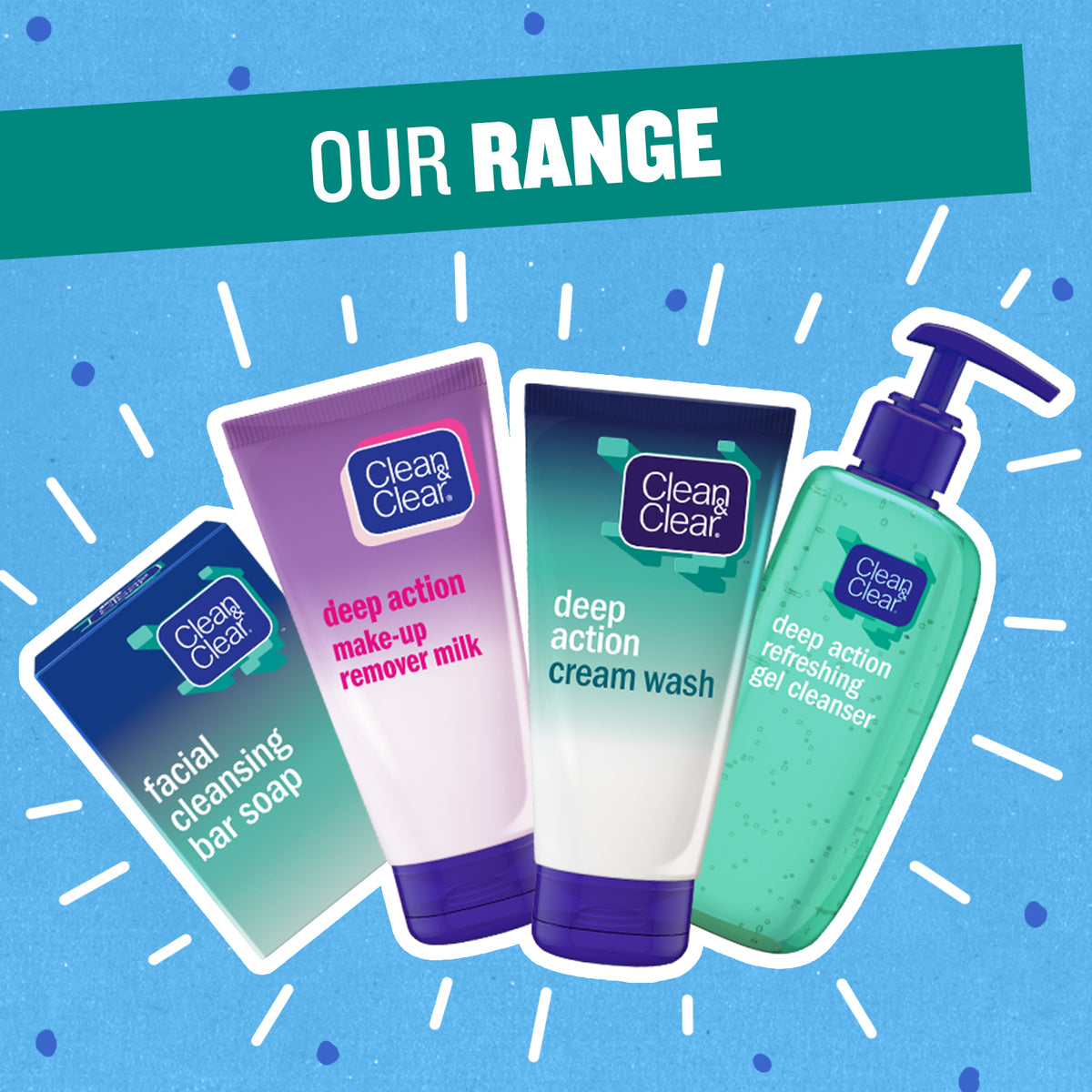 GETIT.QA- Qatar’s Best Online Shopping Website offers CLEAN & CLEAR GEL CLEANSER DEEP ACTION REFRESHING 150 ML at the lowest price in Qatar. Free Shipping & COD Available!