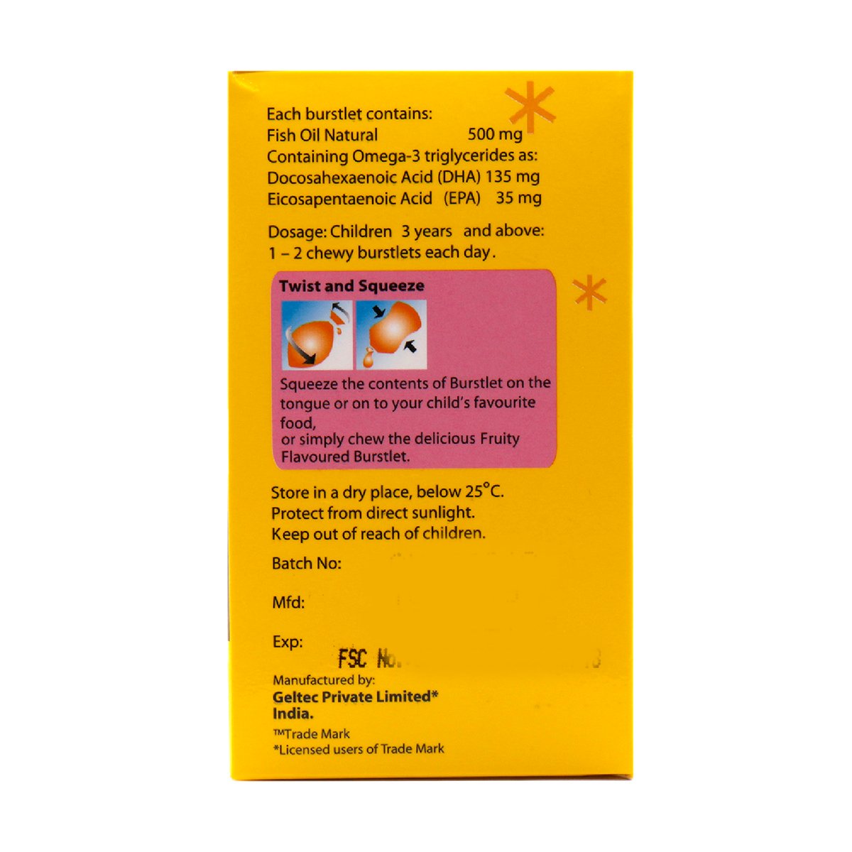 GETIT.QA- Qatar’s Best Online Shopping Website offers SEACOD KIDS ACTIVE OMEGA-3 60 PCS at the lowest price in Qatar. Free Shipping & COD Available!