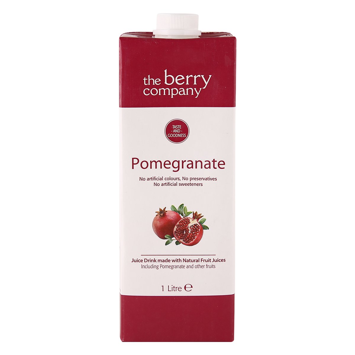 GETIT.QA- Qatar’s Best Online Shopping Website offers THE BERRY COMPANY POMEGRANATE JUICE DRINK 1 LITRE at the lowest price in Qatar. Free Shipping & COD Available!