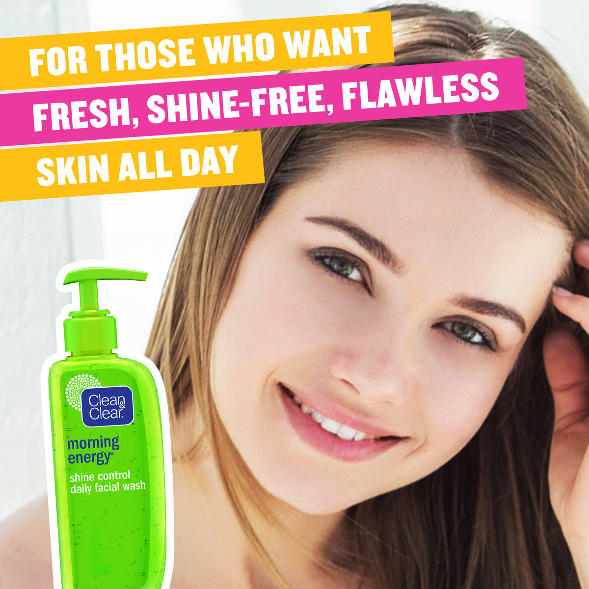 GETIT.QA- Qatar’s Best Online Shopping Website offers CLEAN & CLEAR DAILY FACIAL WASH MORNING ENERGY SHINE CONTROL 150 ML at the lowest price in Qatar. Free Shipping & COD Available!