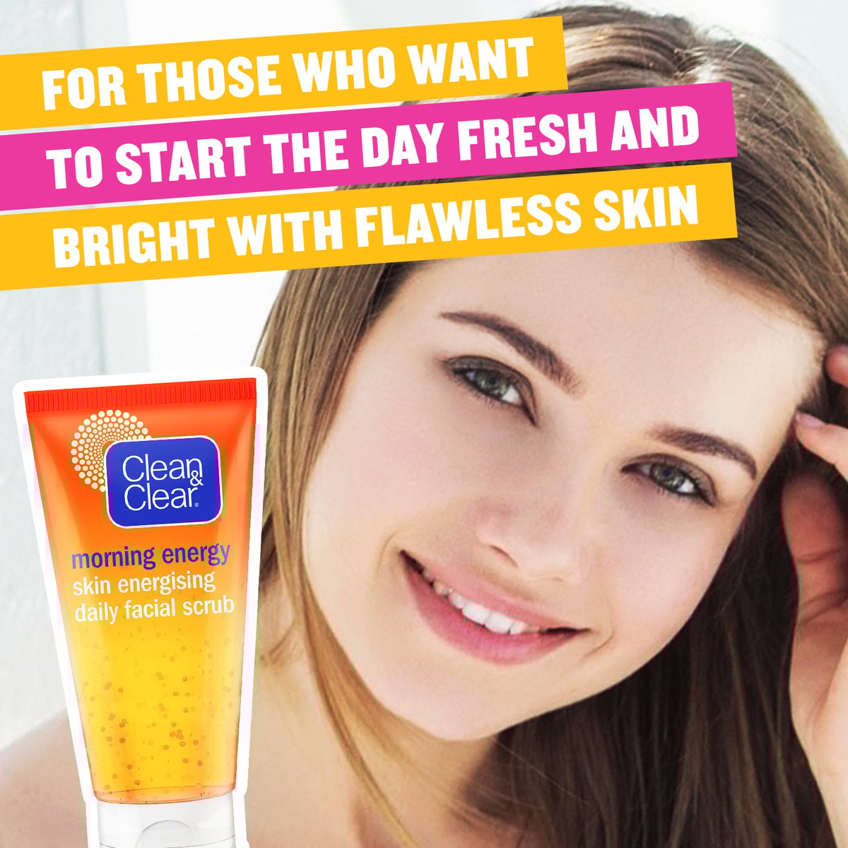 GETIT.QA- Qatar’s Best Online Shopping Website offers CLEAN & CLEAR DAILY FACIAL SCRUB MORNING ENERGY SKIN ENERGISING 150 ML at the lowest price in Qatar. Free Shipping & COD Available!