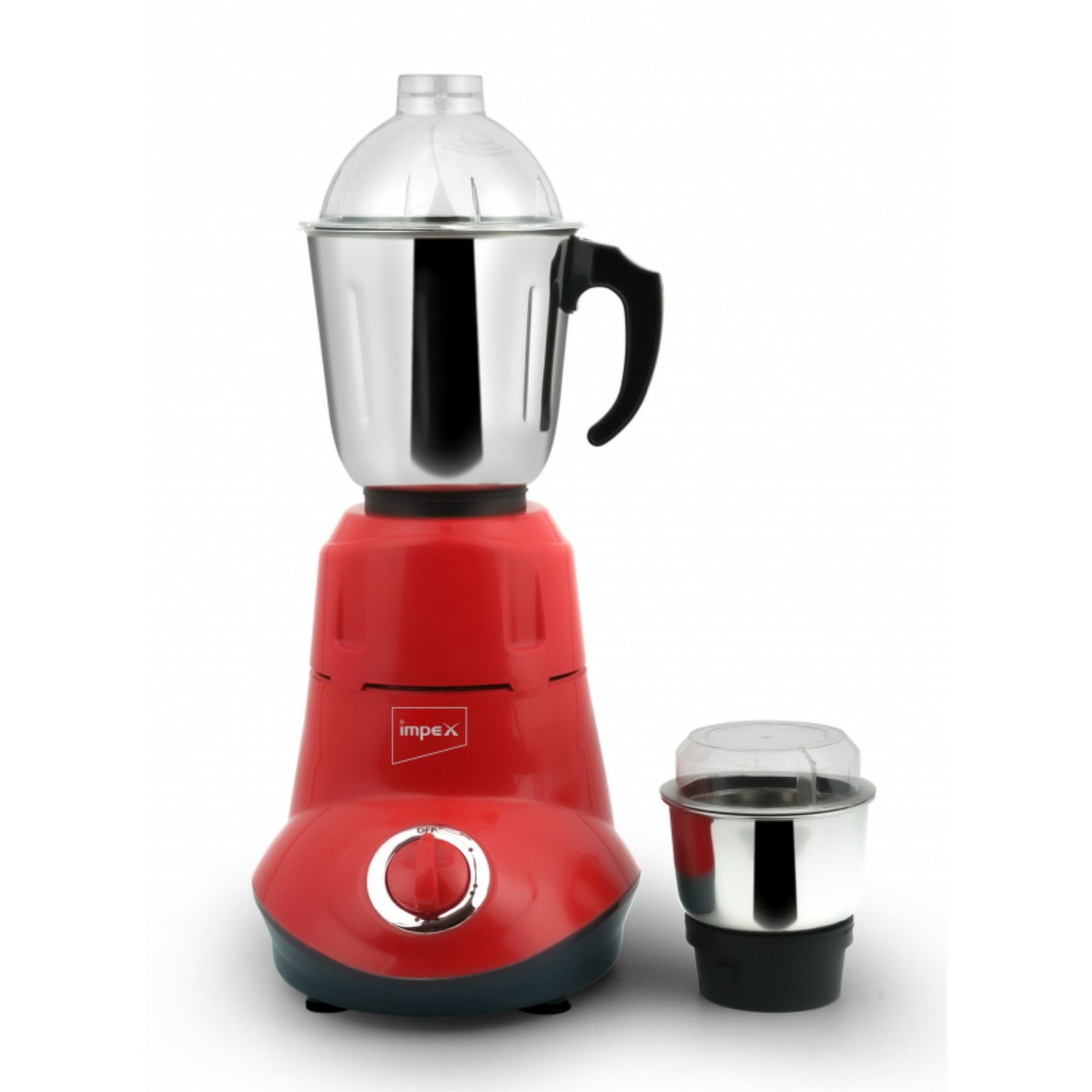 GETIT.QA- Qatar’s Best Online Shopping Website offers IMPEX 2-IN-1 MIXER GRINDER, 550 W, RED, BL 319C at the lowest price in Qatar. Free Shipping & COD Available!