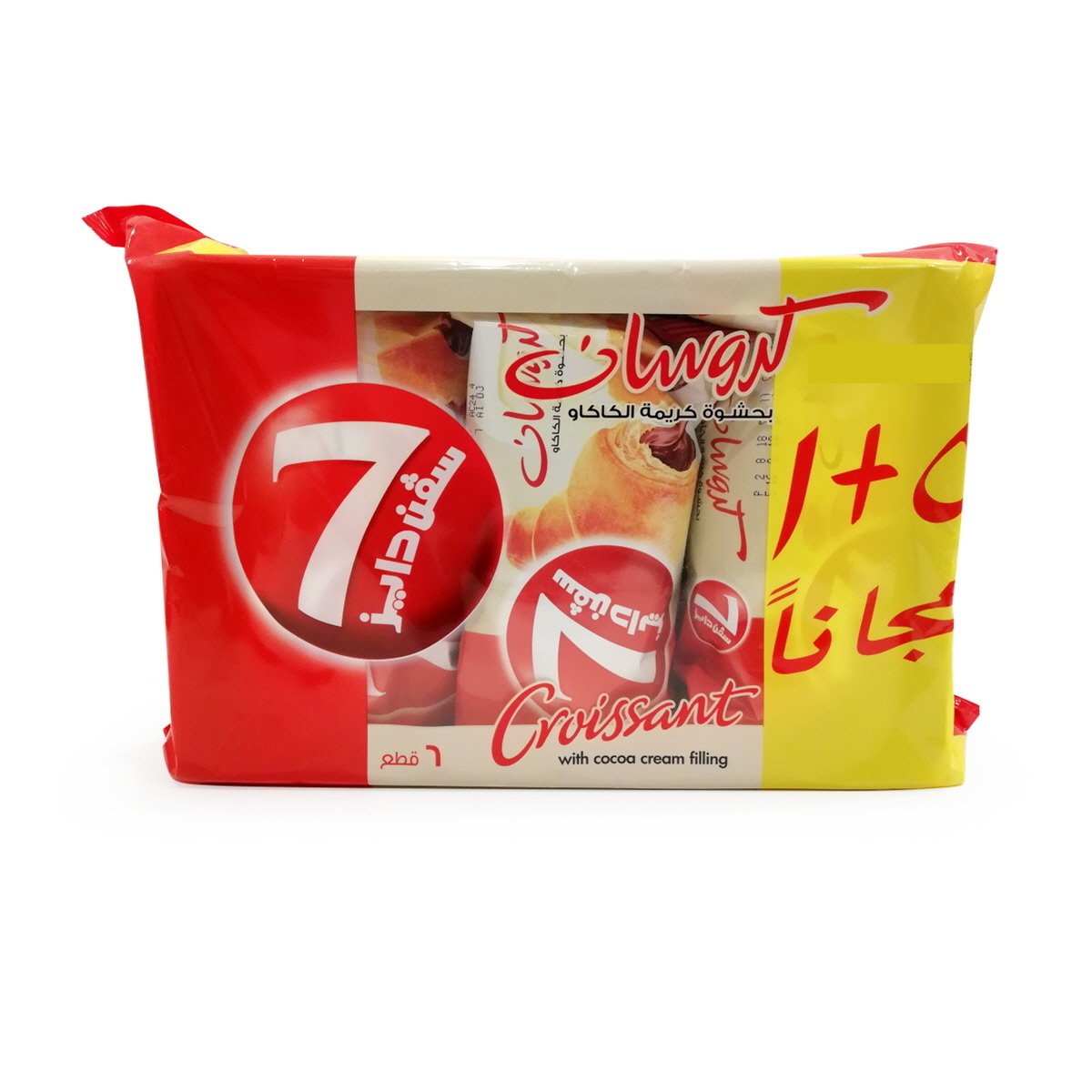 GETIT.QA- Qatar’s Best Online Shopping Website offers 7 DAYS CROISSANT WITH COCOA CREAM FILLING 6 X 55 G at the lowest price in Qatar. Free Shipping & COD Available!