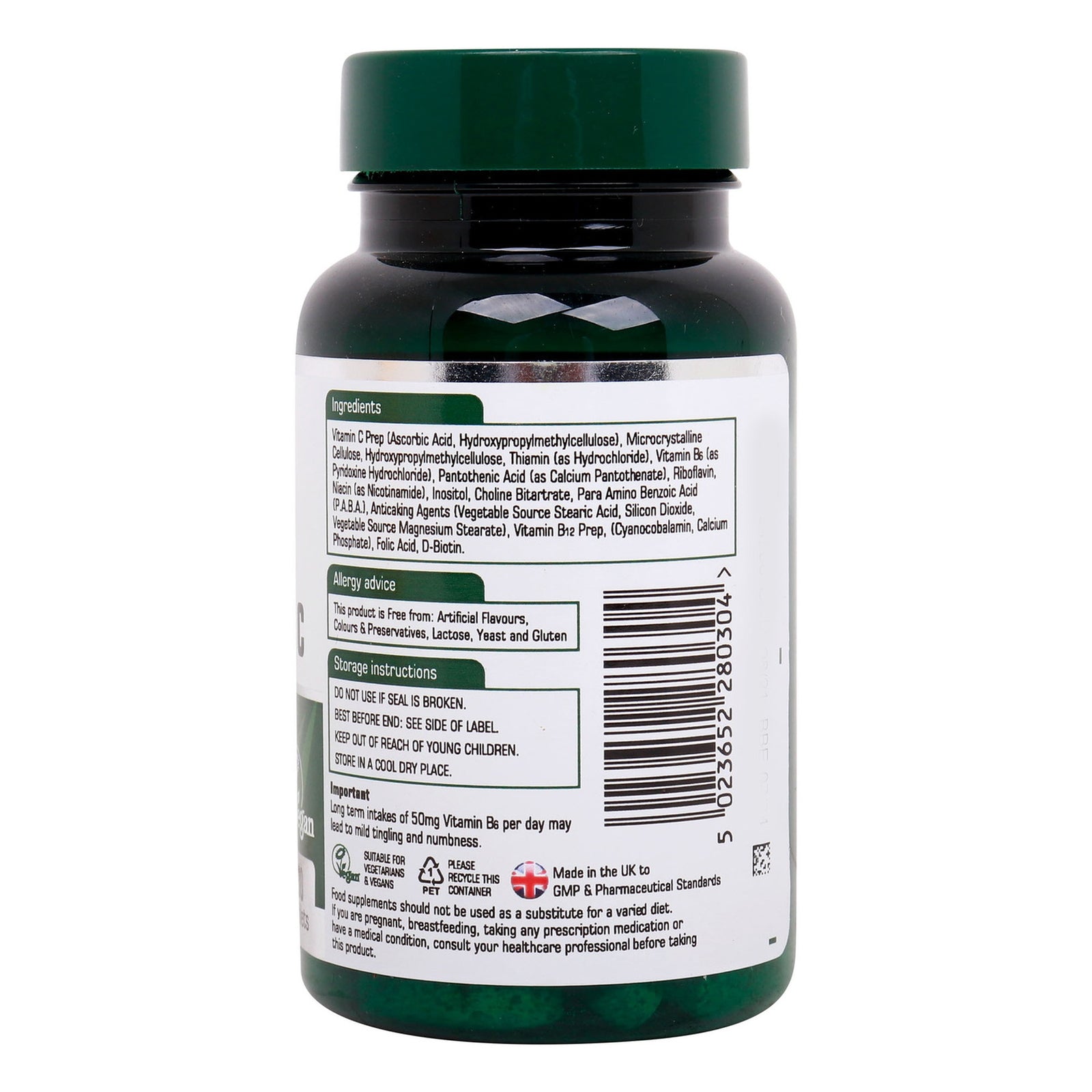 GETIT.QA- Qatar’s Best Online Shopping Website offers NATURES AID VITAMIN B COMPLEX 50+C 30PCS at the lowest price in Qatar. Free Shipping & COD Available!