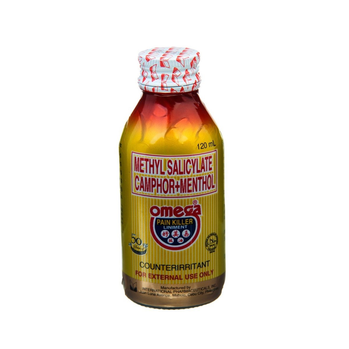 GETIT.QA- Qatar’s Best Online Shopping Website offers OMEGA PAIN KILLER LINIMENT 120ML at the lowest price in Qatar. Free Shipping & COD Available!