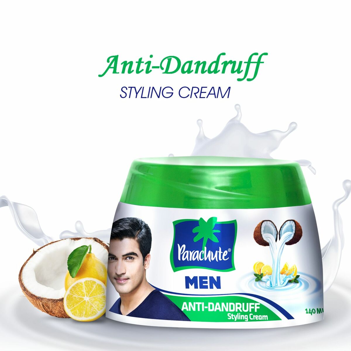 GETIT.QA- Qatar’s Best Online Shopping Website offers PARACHUTE ANTI DANDRUFF STYLING CREAM FOR MEN 140 ML at the lowest price in Qatar. Free Shipping & COD Available!