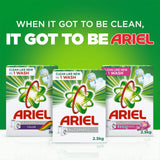 GETIT.QA- Qatar’s Best Online Shopping Website offers ARIEL AUTOMATIC POWDER LAUNDRY DETERGENT ORIGINAL SCENT 2 X 2.5 KG
 at the lowest price in Qatar. Free Shipping & COD Available!