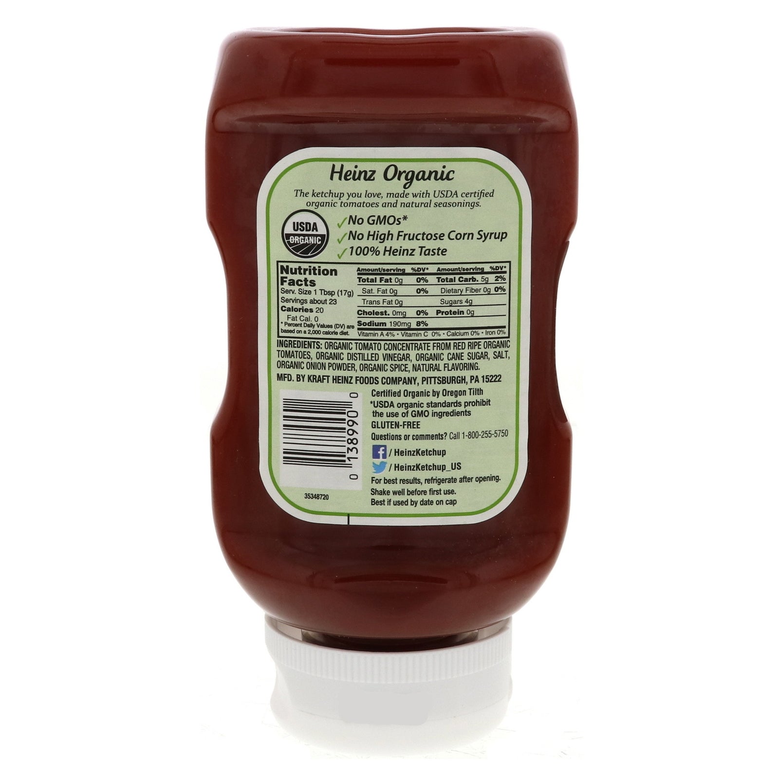 GETIT.QA- Qatar’s Best Online Shopping Website offers HEINZ ORGANIC TOMATO KETCHUP 397 G at the lowest price in Qatar. Free Shipping & COD Available!