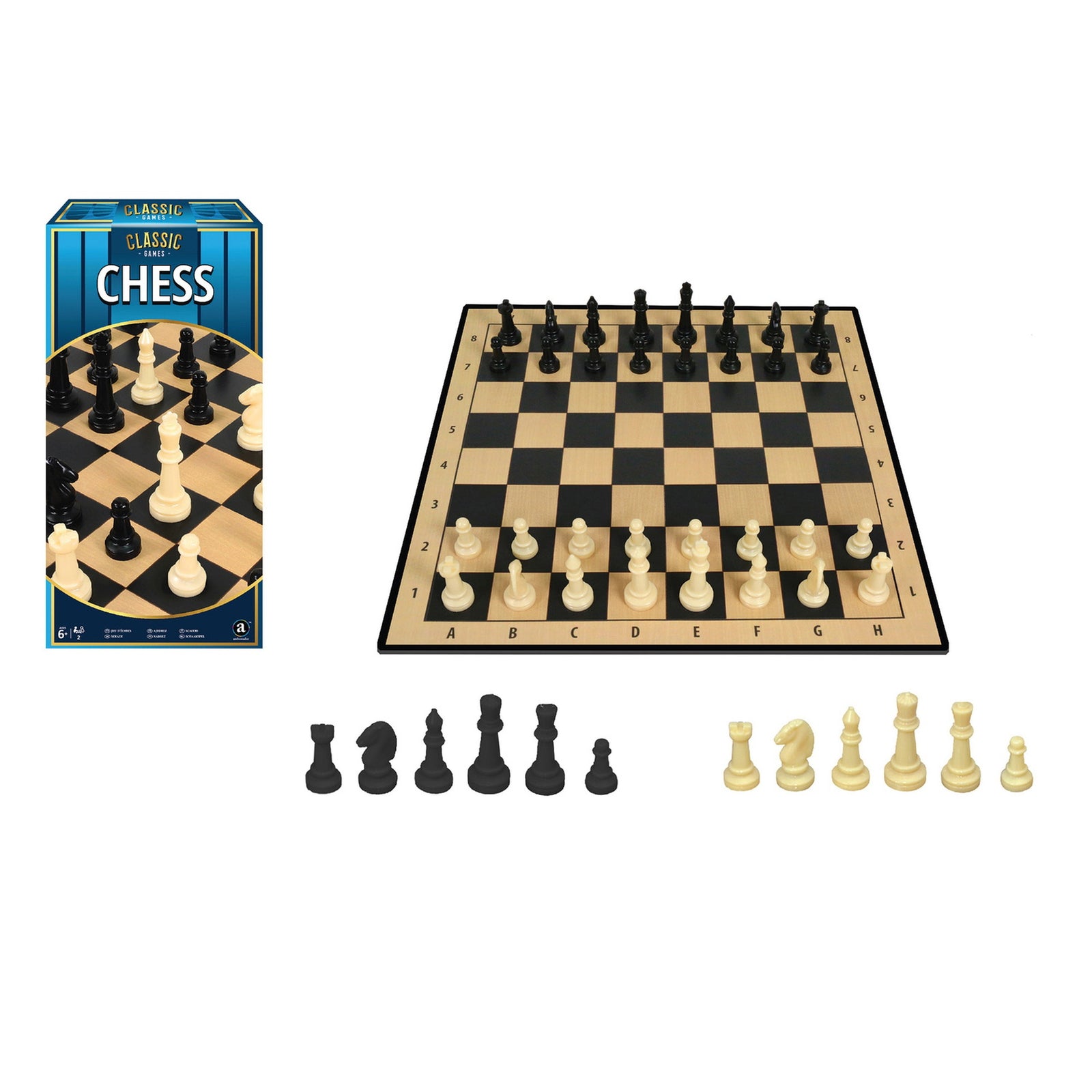 GETIT.QA- Qatar’s Best Online Shopping Website offers MERCHANT AMBASSADOR CLASSIC GAME, CHESS (BASIC), ST2101 at the lowest price in Qatar. Free Shipping & COD Available!