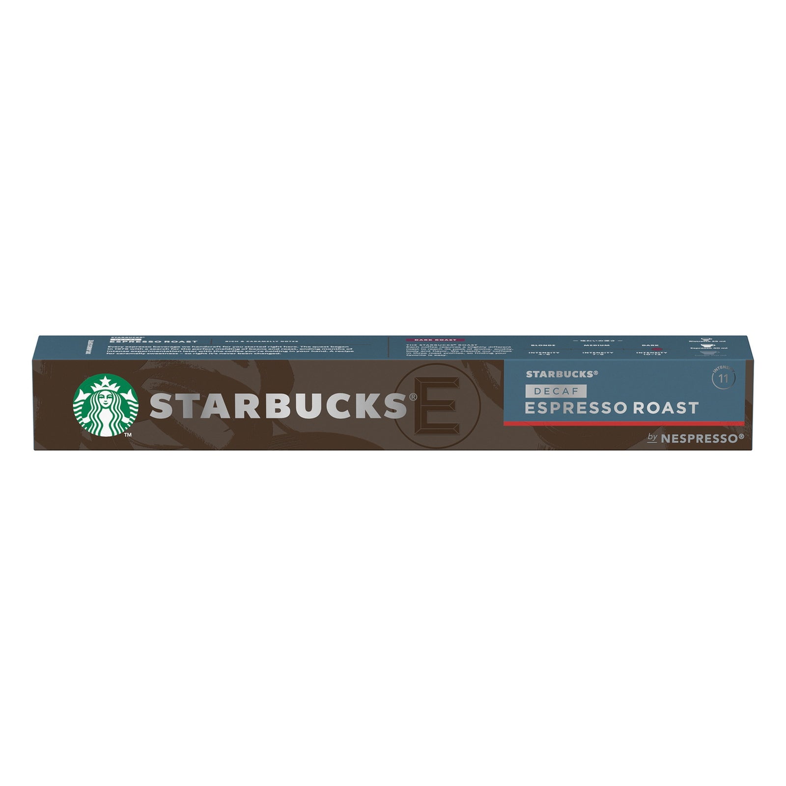 GETIT.QA- Qatar’s Best Online Shopping Website offers STARBUCKS DECAF ESPRESSO ROAST BY NESPRESSO DARK ROAST COFFEE CAPSULES 10PCS at the lowest price in Qatar. Free Shipping & COD Available!