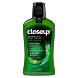 GETIT.QA- Qatar’s Best Online Shopping Website offers CLOSEUP NATURE BOOST ANTI-BACTERIAL MOUTH WASH 500 ML at the lowest price in Qatar. Free Shipping & COD Available!