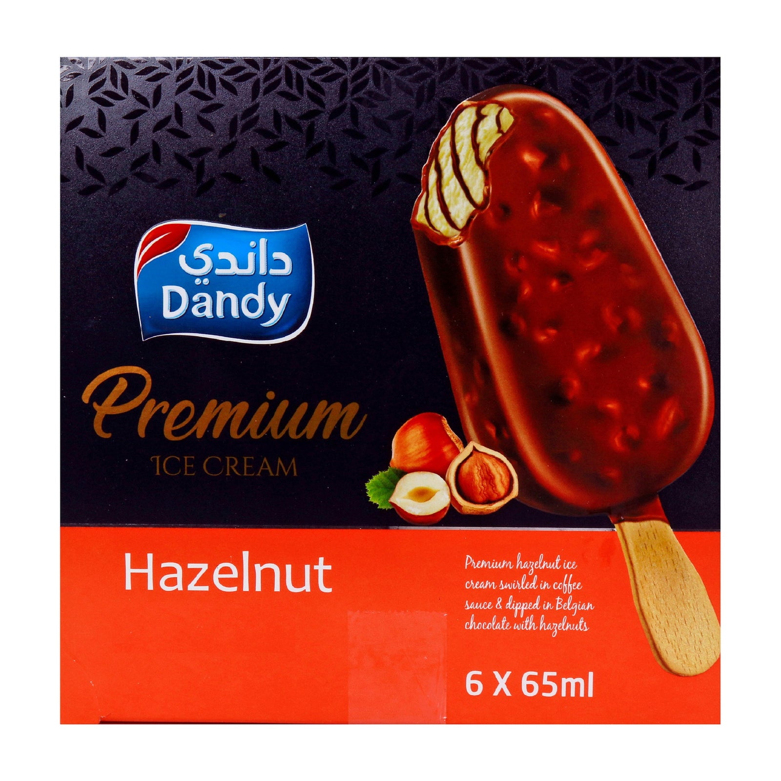 GETIT.QA- Qatar’s Best Online Shopping Website offers DANDY PREMIUM ICE CREAM STICK HAZELNUT 6 X 65 ML at the lowest price in Qatar. Free Shipping & COD Available!