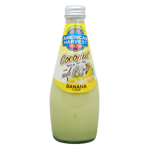 GETIT.QA- Qatar’s Best Online Shopping Website offers AMERICAN HARVEST COCONUT MILK DRINK WITH NATA DE COCO BANANA FLAVOUR 290 ML at the lowest price in Qatar. Free Shipping & COD Available!