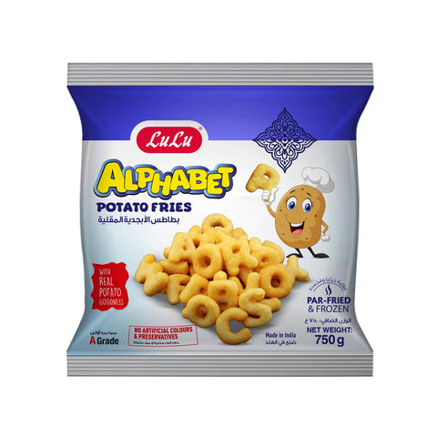 GETIT.QA- Qatar’s Best Online Shopping Website offers LULU ALPHABET POTATO FRIES 750 G at the lowest price in Qatar. Free Shipping & COD Available!