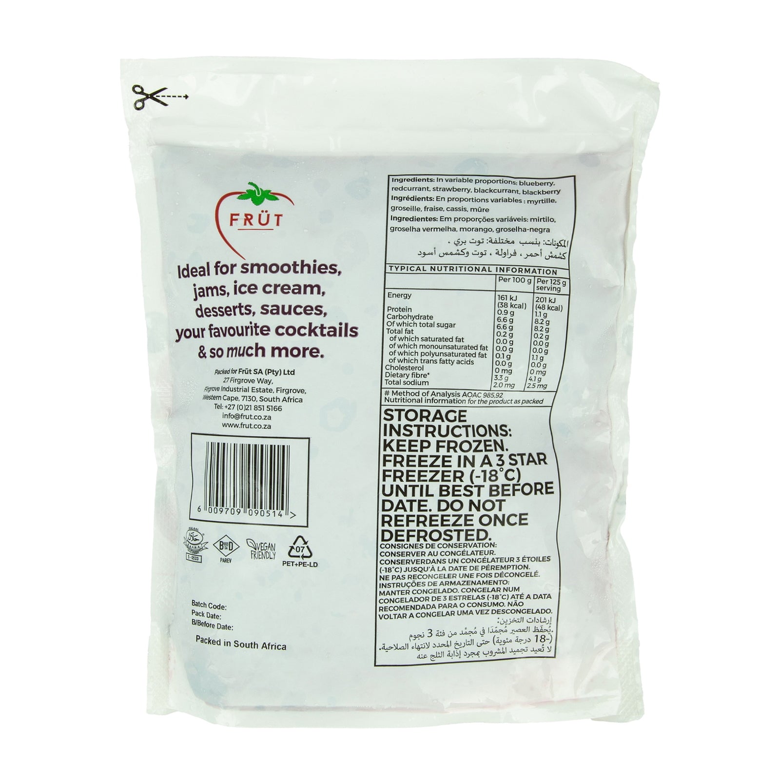 GETIT.QA- Qatar’s Best Online Shopping Website offers FRUT MIXED BERRIES 500 G at the lowest price in Qatar. Free Shipping & COD Available!