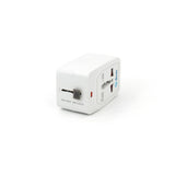 GETIT.QA- Qatar’s Best Online Shopping Website offers IKON UNIVERSAL TRAVEL ADAPTER WITH 2 USB-A PORTS, IK-931 at the lowest price in Qatar. Free Shipping & COD Available!