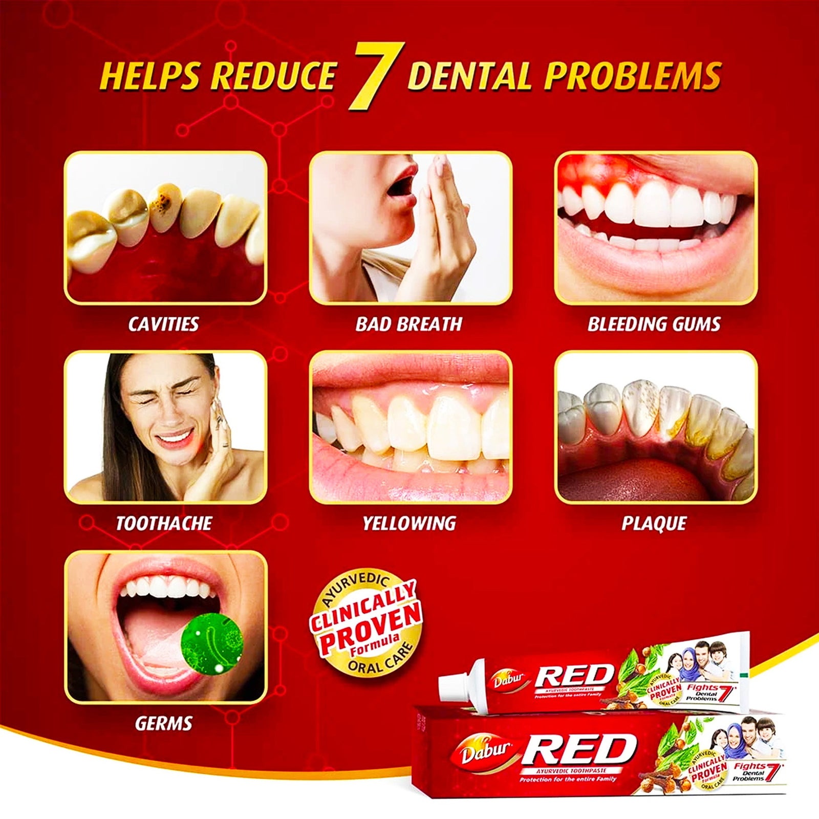 Dabur Red Toothpaste 100 g - GETIT.QA
