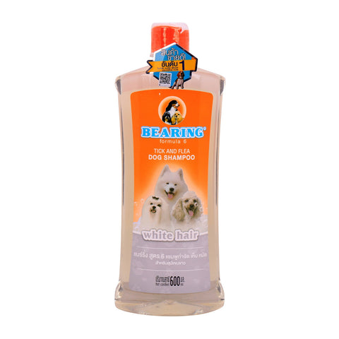 GETIT.QA- Qatar’s Best Online Shopping Website offers BEARING TICK & FLEA DOG SHAMPOO WHITE HAIR 600 ML at the lowest price in Qatar. Free Shipping & COD Available!