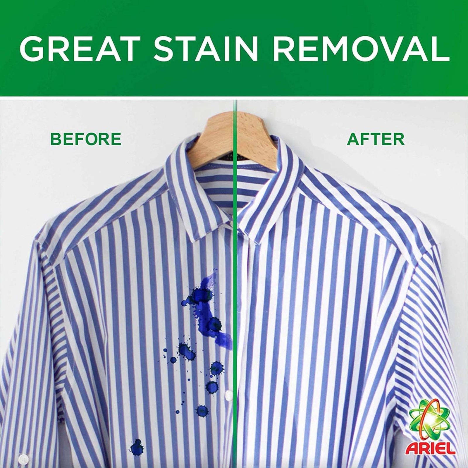 GETIT.QA- Qatar’s Best Online Shopping Website offers ARIEL AUTOMATIC POWDER LAUNDRY DETERGENT ORIGINAL SCENT 2 X 2.5 KG
 at the lowest price in Qatar. Free Shipping & COD Available!