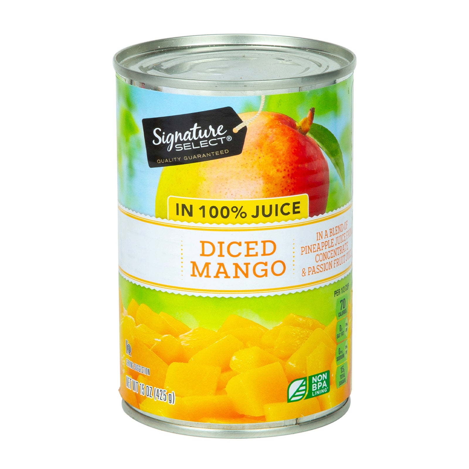 GETIT.QA- Qatar’s Best Online Shopping Website offers SIGNATURE SELECT DICED MANGO IN JUICE 425 G at the lowest price in Qatar. Free Shipping & COD Available!