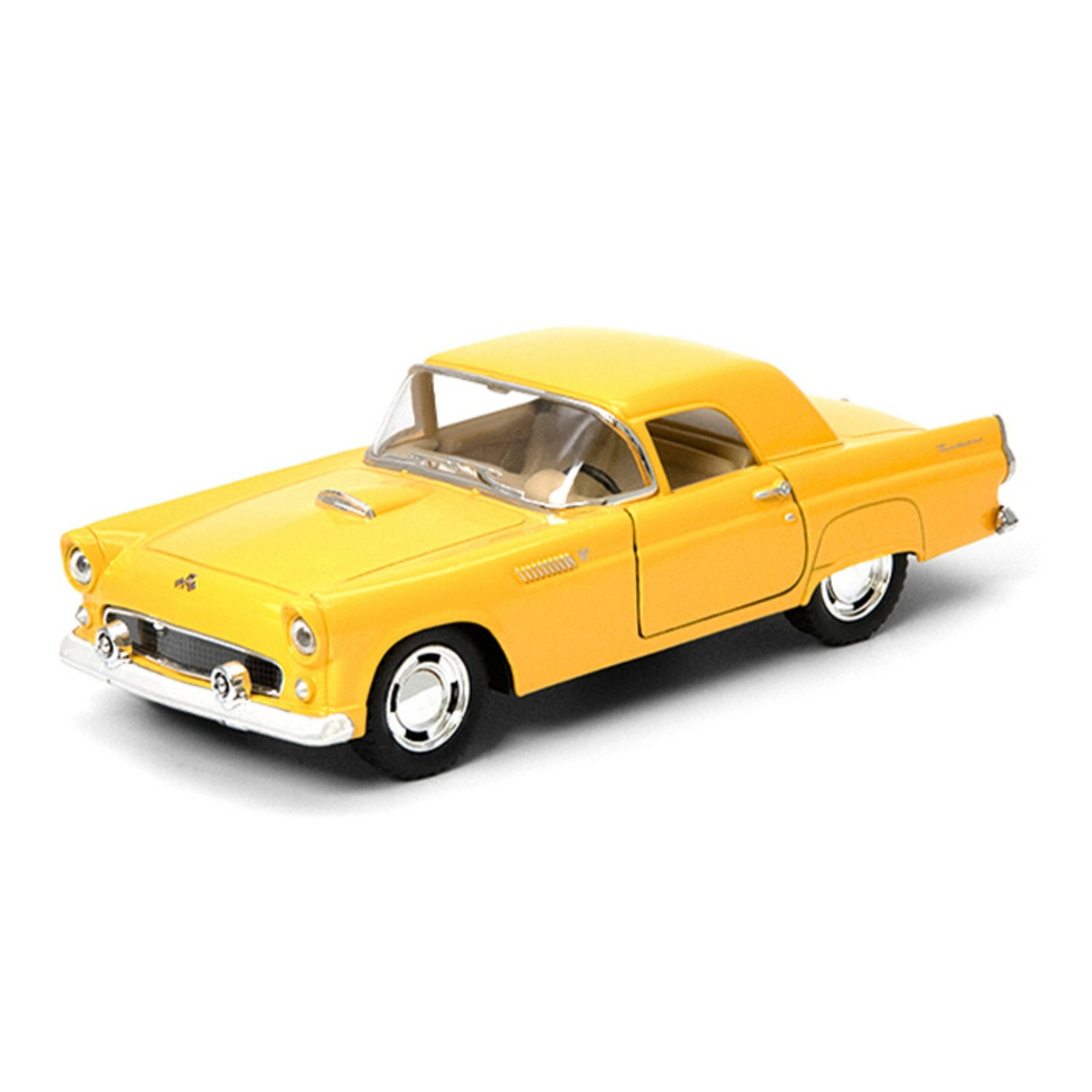 GETIT.QA- Qatar’s Best Online Shopping Website offers KINSMART 1955 FORD THUNDERBIRD DIE-CAST METAL CAR, 1:36 SCALE, 1 PC, ASSORTED, KT5319D at the lowest price in Qatar. Free Shipping & COD Available!