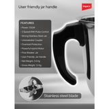 GETIT.QA- Qatar’s Best Online Shopping Website offers IMPEX 2-IN-1 MIXER GRINDER, 550 W, RED, BL 319C at the lowest price in Qatar. Free Shipping & COD Available!