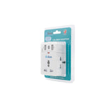 GETIT.QA- Qatar’s Best Online Shopping Website offers IKON 3 WAY ADAPTER WITH 2 USB-A AND 1USB-C PORTS, IK-301MPU at the lowest price in Qatar. Free Shipping & COD Available!