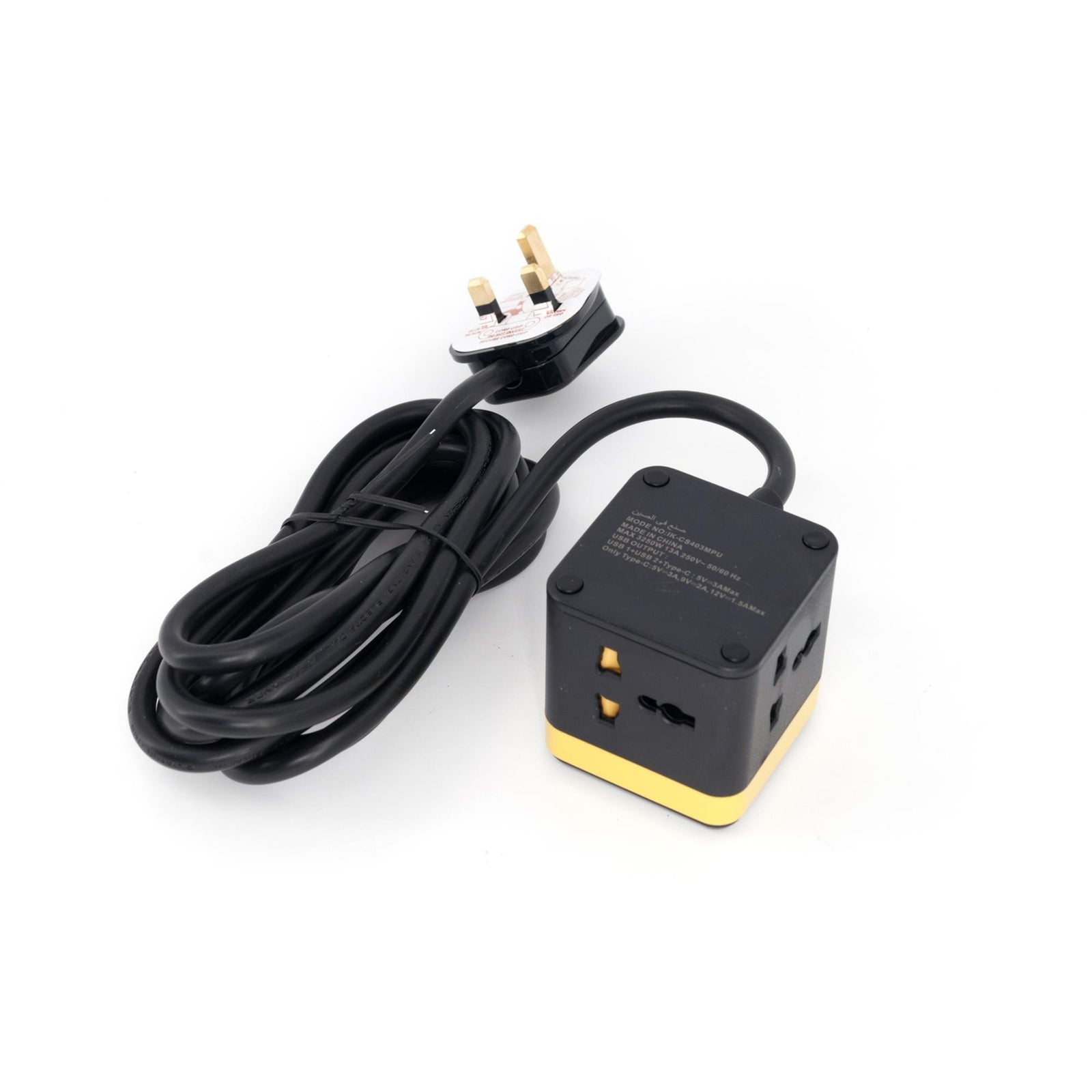 GETIT.QA- Qatar’s Best Online Shopping Website offers IKON 3 WAY UNIVERSAL SOCKET WITH 2 USB-A AND 1 USB-C PORTS, 3 MTR at the lowest price in Qatar. Free Shipping & COD Available!