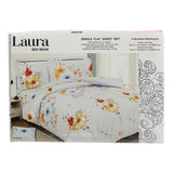GETIT.QA- Qatar’s Best Online Shopping Website offers LAURA BED SHEET SINGLE 2PCS 144TC ASSORTED at the lowest price in Qatar. Free Shipping & COD Available!