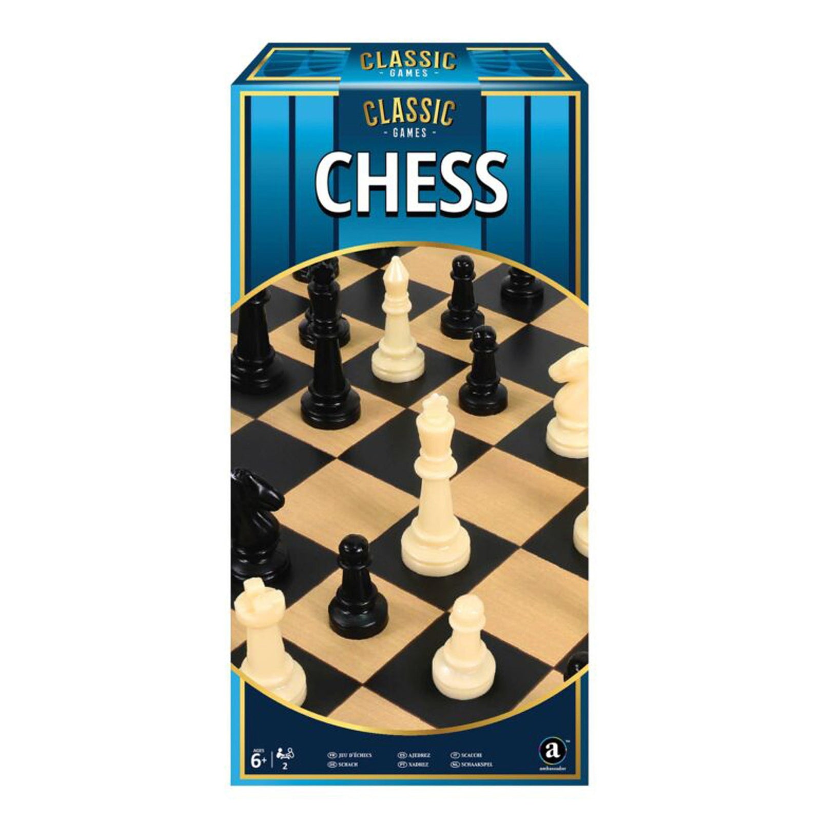 GETIT.QA- Qatar’s Best Online Shopping Website offers MERCHANT AMBASSADOR CLASSIC GAME, CHESS (BASIC), ST2101 at the lowest price in Qatar. Free Shipping & COD Available!