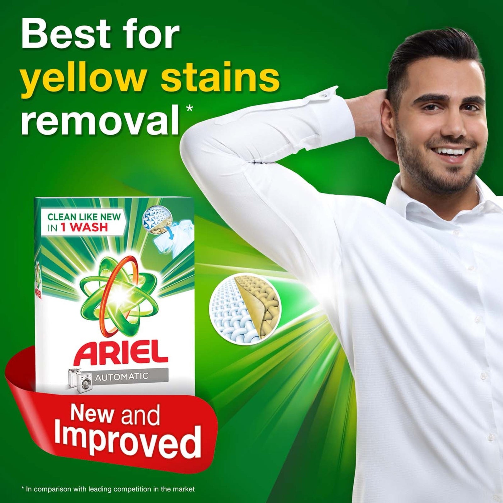 GETIT.QA- Qatar’s Best Online Shopping Website offers ARIEL AUTOMATIC POWDER LAUNDRY DETERGENT ORIGINAL SCENT 2 X 2.5 KG
 at the lowest price in Qatar. Free Shipping & COD Available!
