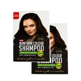 BSY Noni Hair Colour Shampoo Dark Brown 2 x 20 ml - GETIT.QA