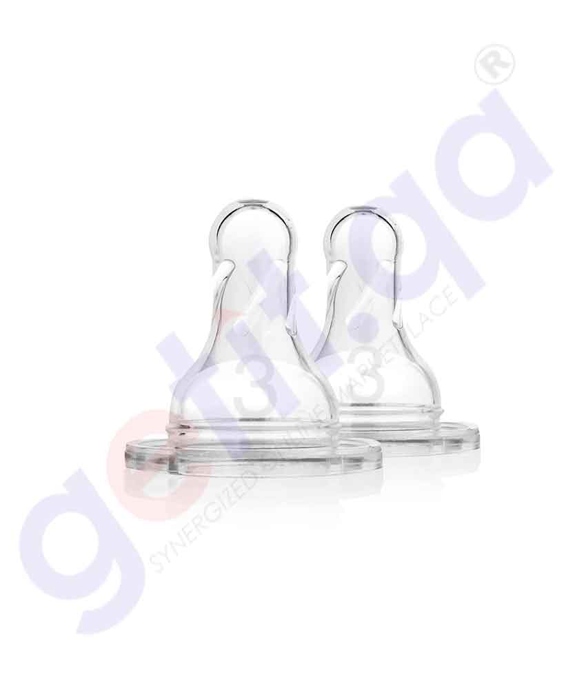 Shop Dr Brown's Level 3 Silicone Nipple 332-INTL Doha Qatar