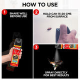 GETIT.QA- Qatar’s Best Online Shopping Website offers PIF PAF POWER GUARD CRAWLING INSECT KILLER ODOURLESS 300 ML at the lowest price in Qatar. Free Shipping & COD Available!