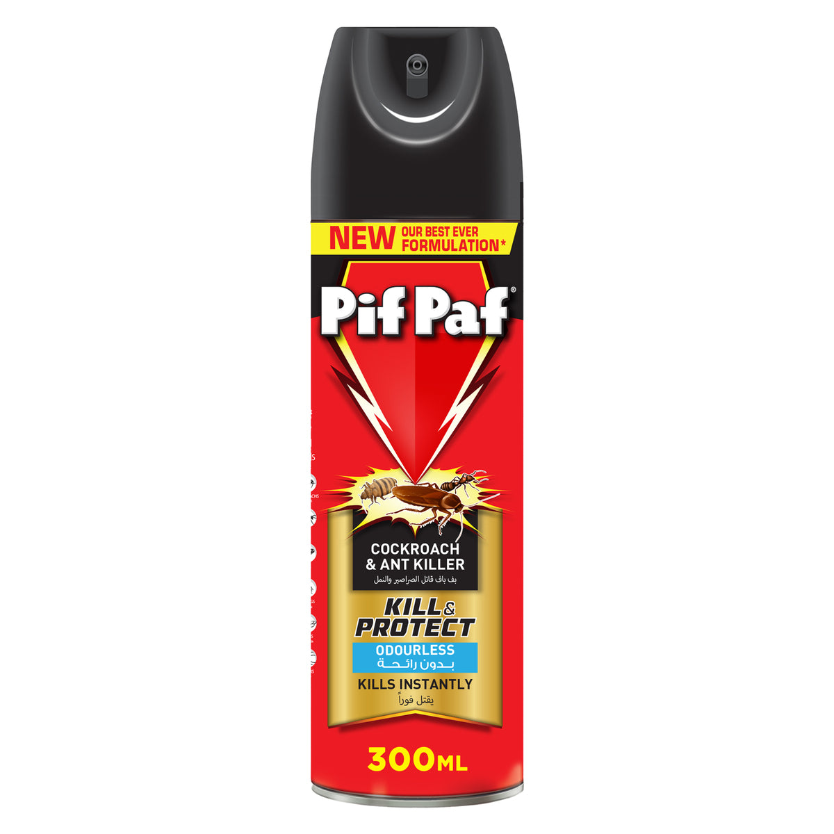 GETIT.QA- Qatar’s Best Online Shopping Website offers PIF PAF POWER GUARD CRAWLING INSECT KILLER ODOURLESS 300 ML at the lowest price in Qatar. Free Shipping & COD Available!
