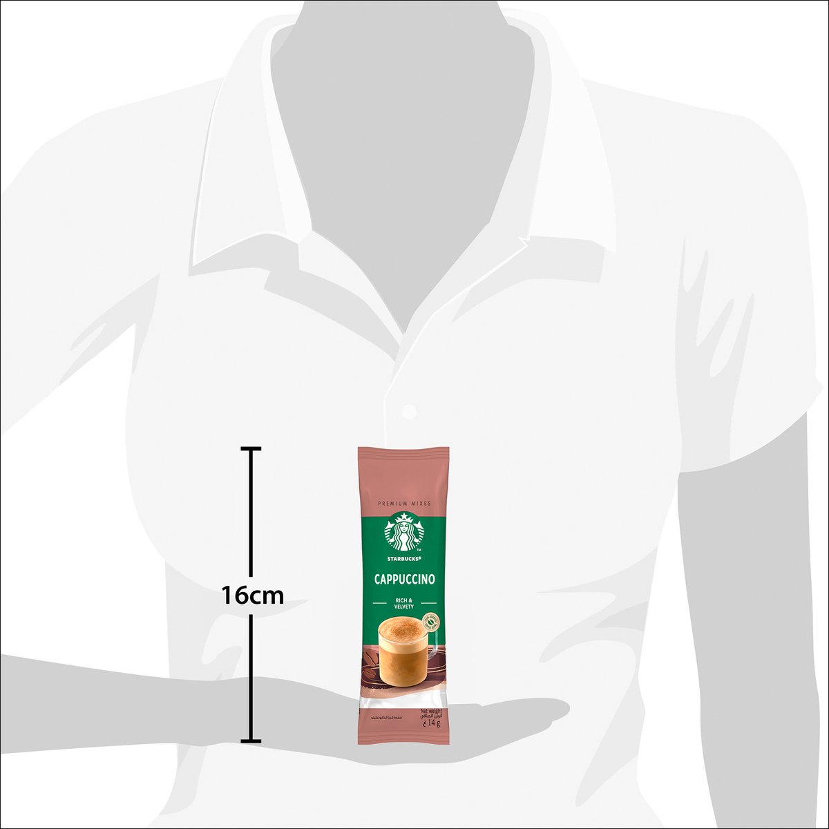 GETIT.QA- Qatar’s Best Online Shopping Website offers STARBUCKS CAPPUCCINO RICH & VELVETY PREMIUM INSTANT COFFEE MIX 14 G at the lowest price in Qatar. Free Shipping & COD Available!