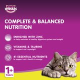 GETIT.QA- Qatar’s Best Online Shopping Website offers WHISKAS CHICKEN IN GRAVY CAN WET CAT FOOD FOR 1+ YEARS ADULT CATS 400 G at the lowest price in Qatar. Free Shipping & COD Available!