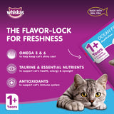 GETIT.QA- Qatar’s Best Online Shopping Website offers WHISKAS WET CAT FOOD OCEAN FISH FOR ADULT CATS 1+ YEARS 80 G at the lowest price in Qatar. Free Shipping & COD Available!